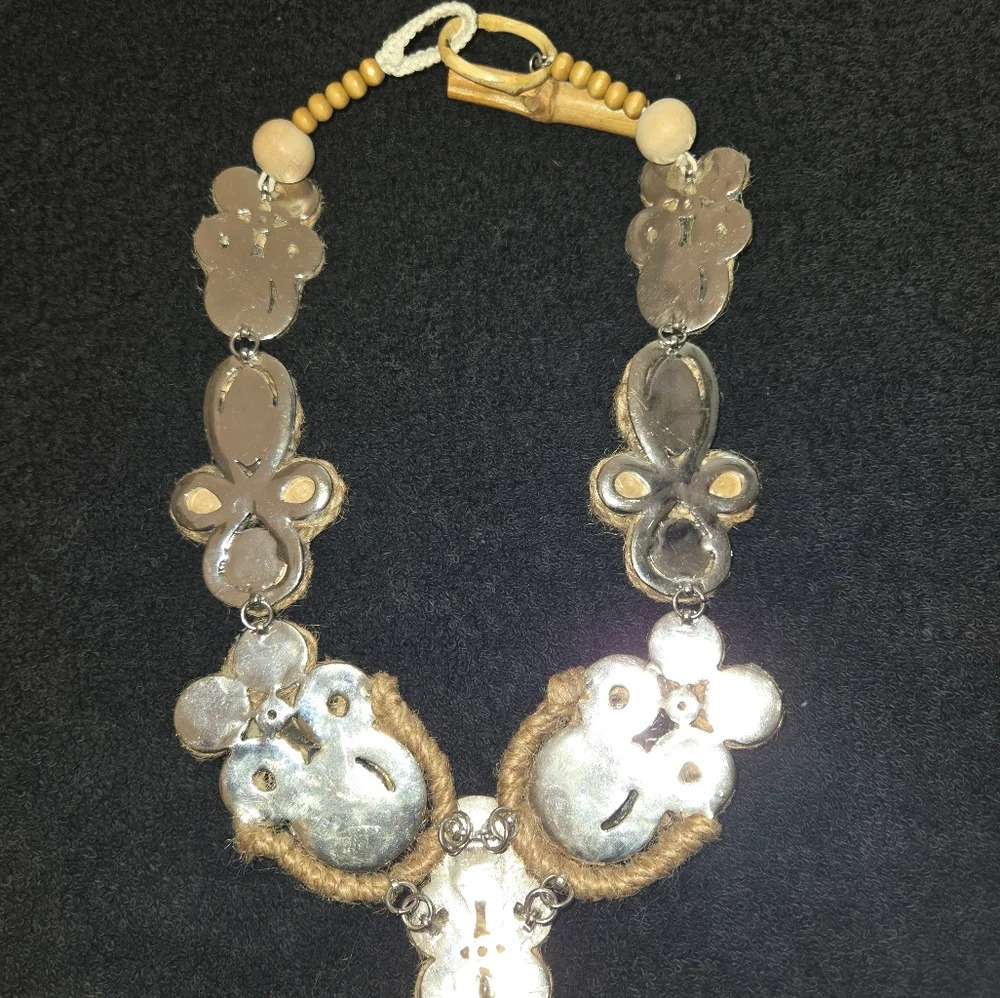 FreePeople Elegant Beige Stone Necklace 20" - Picture 5 of 5